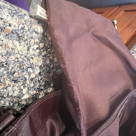 Coach New York Mini Stud Large Edie - Oxblood - 33534 and matching Wallet 52328 - Picture 10 of 12